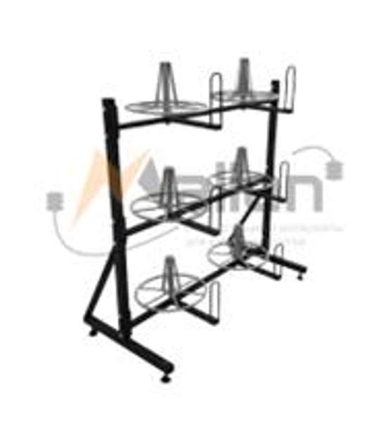 Стеллаж для хранения и размотки бухт кабеля СБР 6-0,7-50