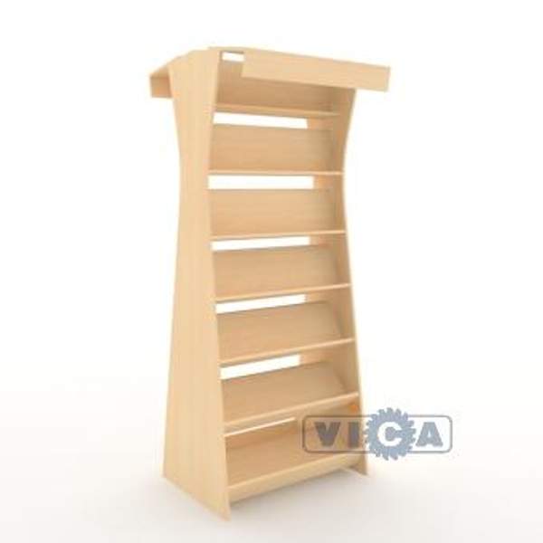 Стеллаж для книг островной 09-07