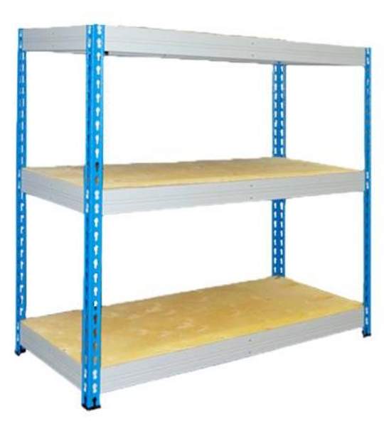 Стеллаж для склада - НР-2 (2500x1520x760) с настилом из фанеры