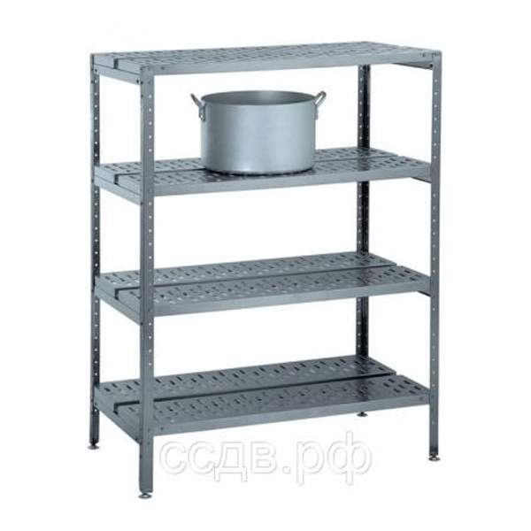 Стеллаж кухонный СТК-С-1200.650.1600-02-Н-ПП (СТКН-1200/650Р)