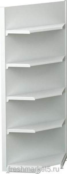 Стеллаж пристенный угловой (внутренний) Н=2300