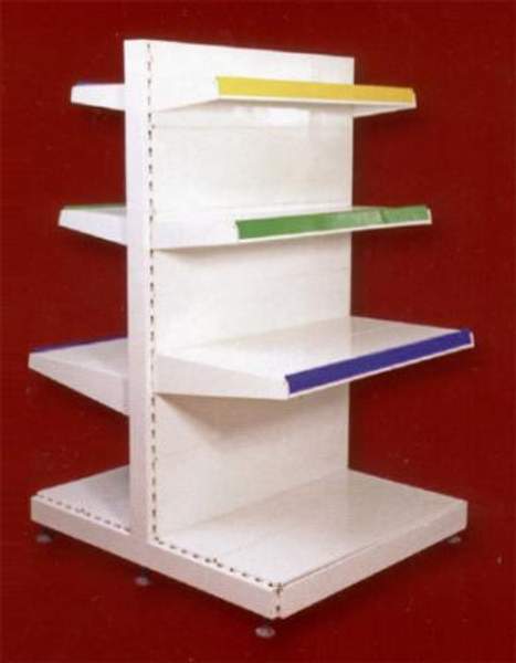 Стеллаж торговый металлический островной ЮТСО