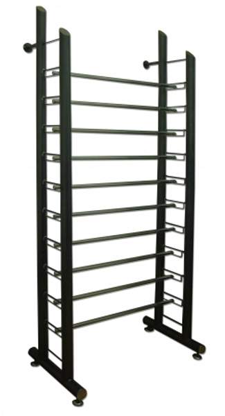 Стеллаж торговый пристенный с телескопическими перекладинами, Giussani, Италия.