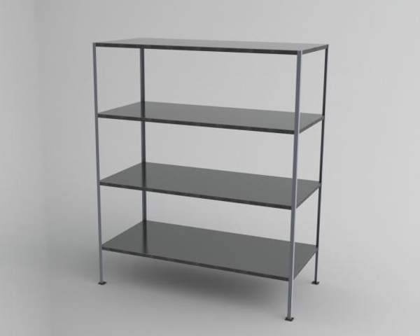 Стеллажи производственные из нержавеющей стали для пищевых производств, полка-лист, полка-решётка, дополнительные ограничители