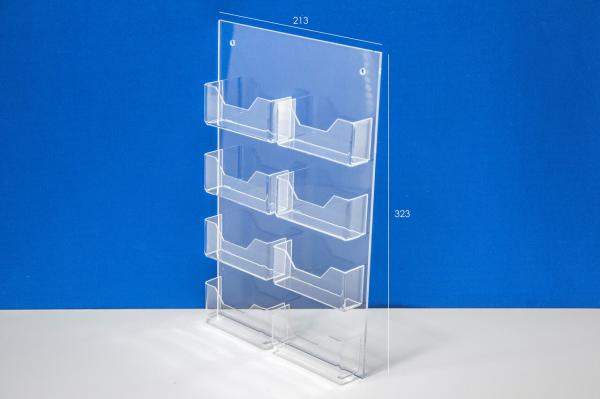 Стенд для визиток или карт на 8 отделений