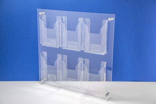 Стенд на 6 А5 верт карманов для буклетов