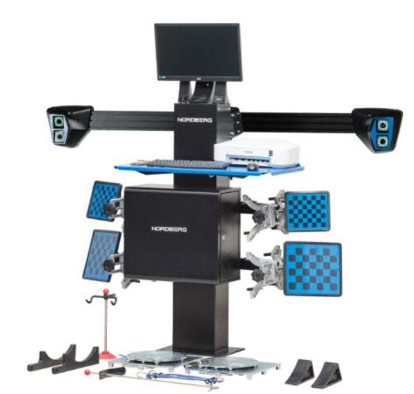 Стенд сход-развал с двумя камерами 3D, стойка ±1,3 м (черная) NORDBERG C802PIT