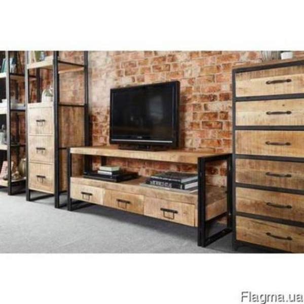 Стенка в зал,стиль лофт