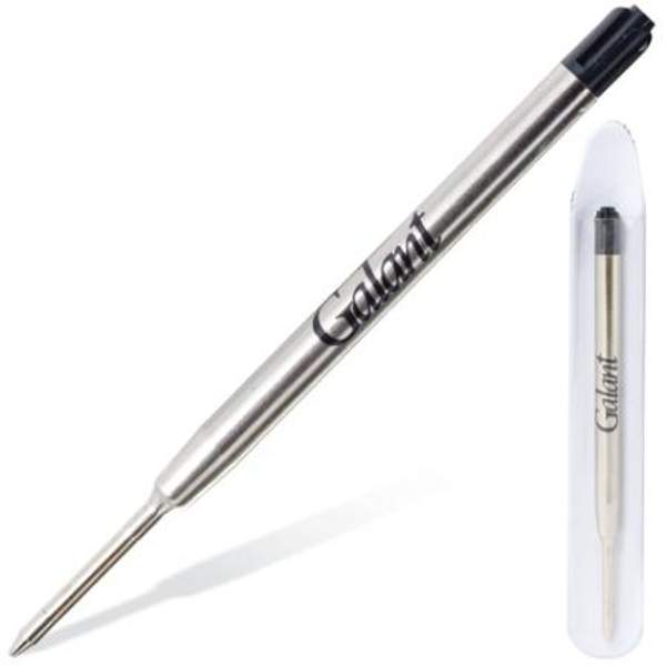 Стержень шариковый GALANT, тип PARKER, металлический, 98 мм, линия письма 0,35 мм, чехол, черный