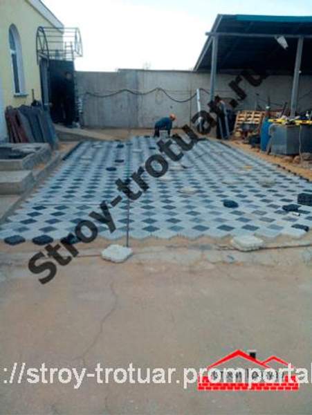 Стоимость метра укладки тротуарной плитки