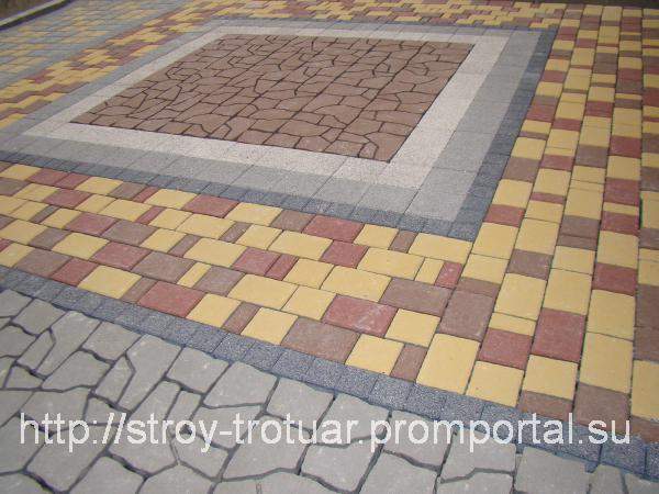 Стоимость мощения тротуарной плитки для дачи
