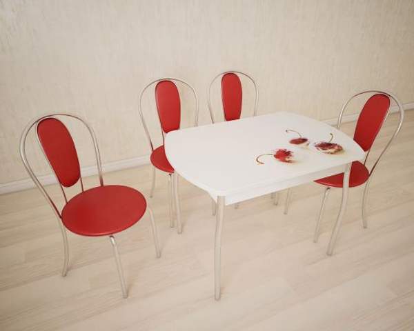 Стол обеденный столешница стекло "Арт 85ст"