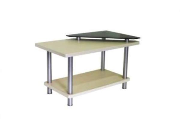 Стол со стеклянной вставкой