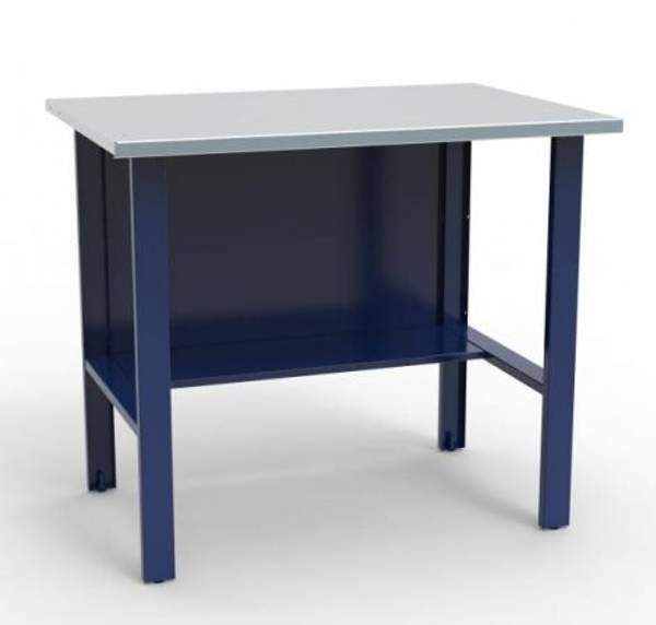 Стол-верстак СВ-0Т.00.00.10 (980х690х850 мм) бестумбовый столешница фанера 21 мм оцинкованный лист 2 мм
