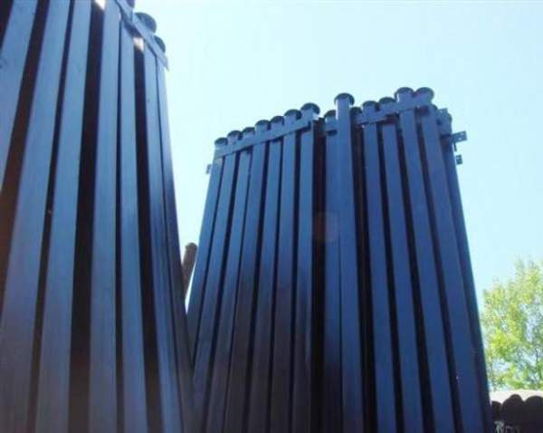 Столб 40х40мм. с крючком 2,4м