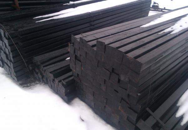 Столб 50х50мм. с крючком 2,4м