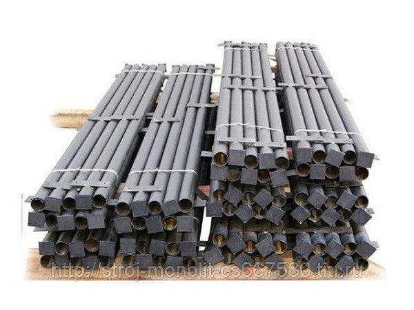 Столб стальной заборный