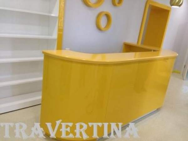 Столешница овальная из искусственного камня 110х70