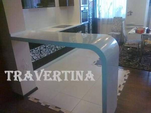 Столешницы и раковины из искусственного камня в ванную