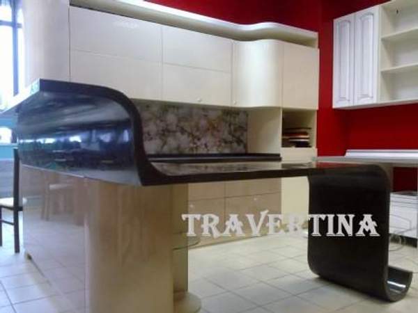 Столешницы, мойки, барные стойки из жидкого камня (искусственного камня)