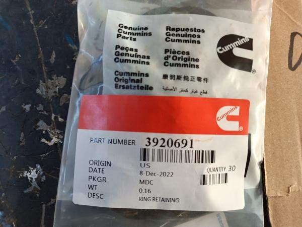 Стопорное кольцо Cummins 4BT 6BT EQB ISF3.8 4ISBе