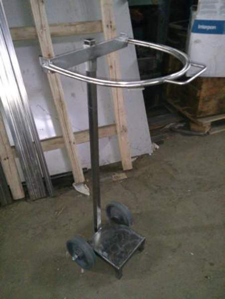 Стойка-держатель из нержавеющей стали для мусорных пакетов