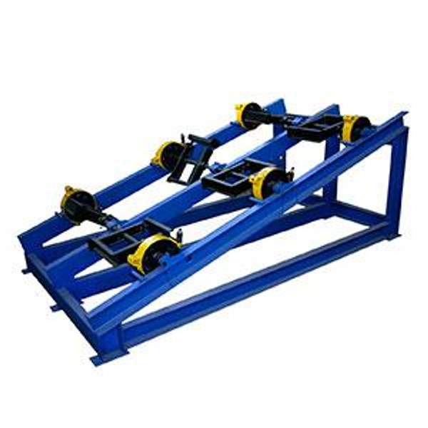 Стойка с тормозом для установки барабанов и натяжения проводов