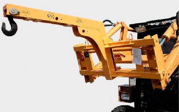 Стрела с крюком (до 0,8т) для мини погрузчика Bobcat,New Holland,МКСМ,ПУМ,Forway,Wecan,АНТ и др.