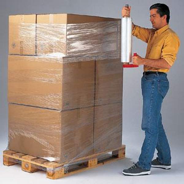 Стрейч пленка полиэтиленовая паллетная, толщиной 40 мкм, шириной 450мм