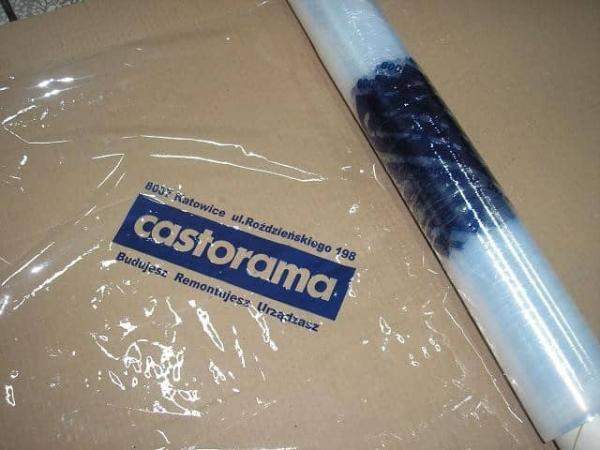 Стрейч пленка с логотипом и без