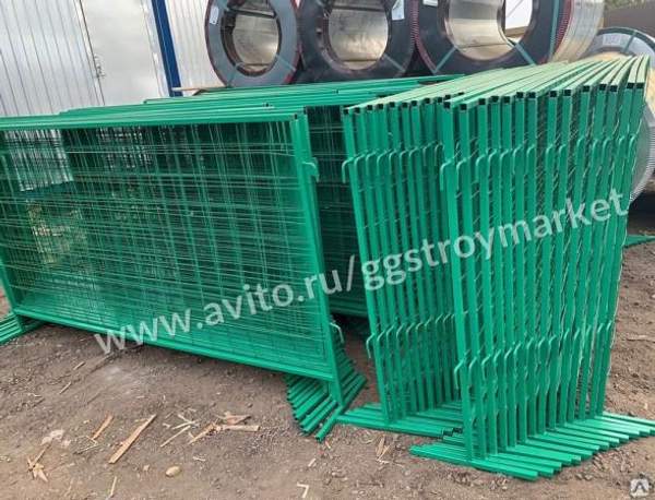 Строительное ограждение СПО 1100х2000х25 мм