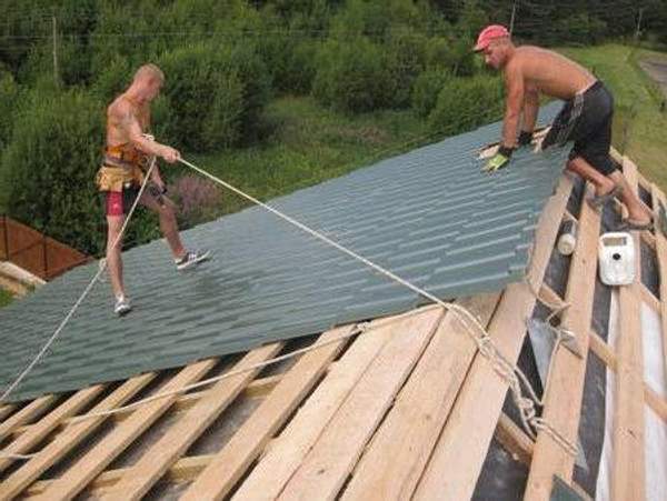 Строительство крыши