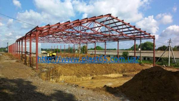 Строительство складов из металлоконструкций, Украина.