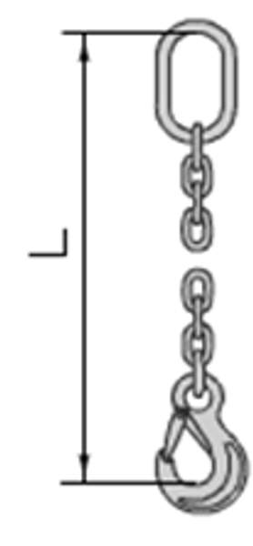 Строп цепной одноветвевой 1СЦ ф20 Г/п 12,5 т.