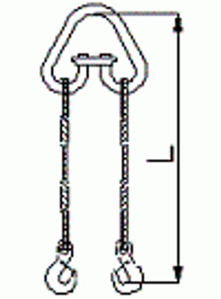 Стропы канатные 2СК ( двухветвевые) грузовые