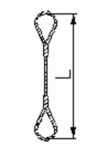 Стропы канатные грузовые СКП (УСК1) - Петлевые ( чалка )