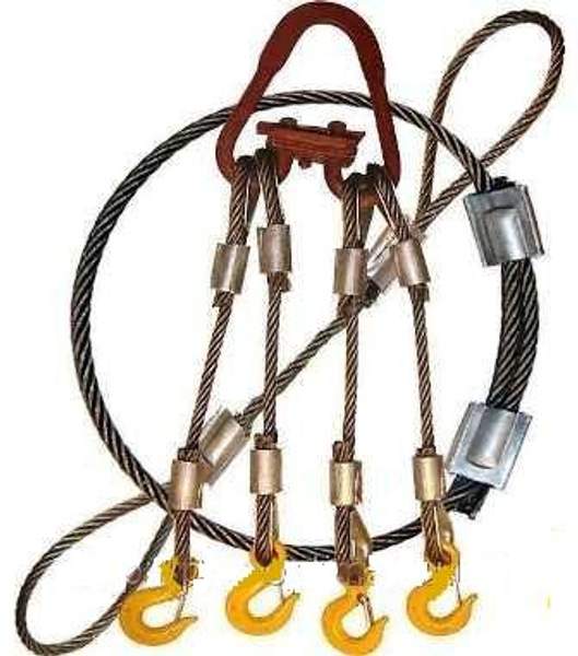 Стропы канатные, текстильные, цепные