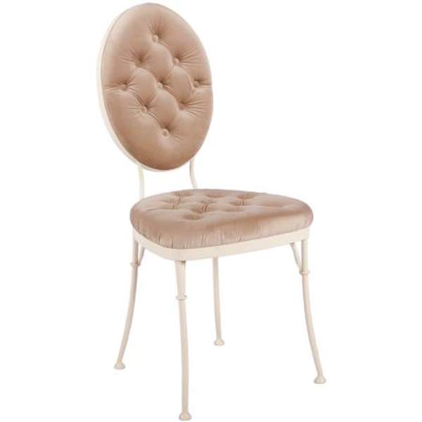 Стул кованый Аделаида Айвори Того Карамель