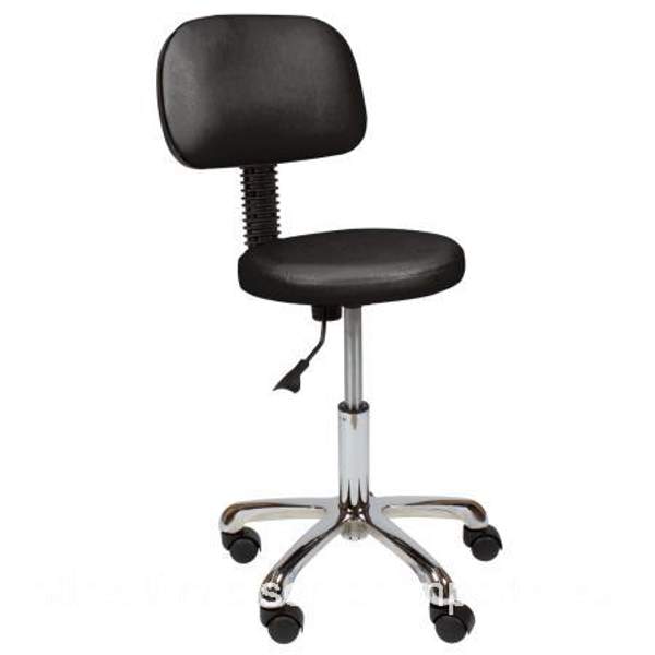 Стул мастера Астек низкий со спинкой хром