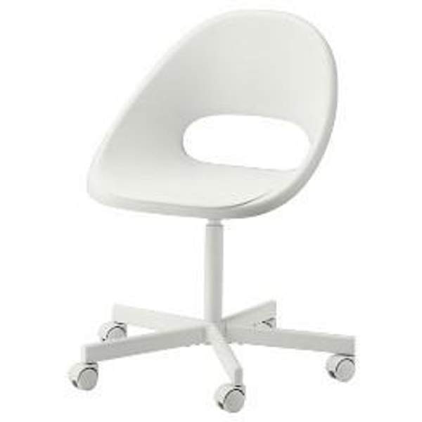 Стул поворотный белый