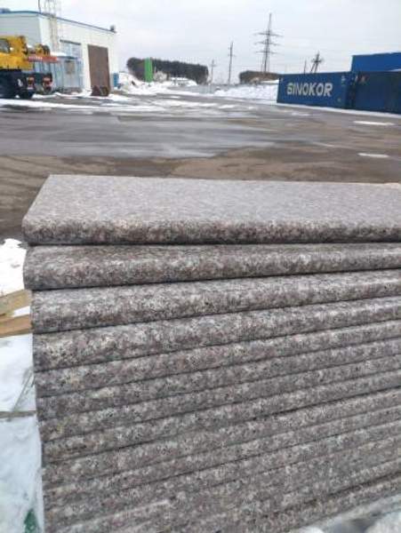 Ступени гранитные 1500х320х30 для крыльца, G664 термо.