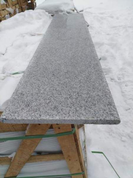 Ступени гранитные Белла Вайт 1500*320*20 полировка