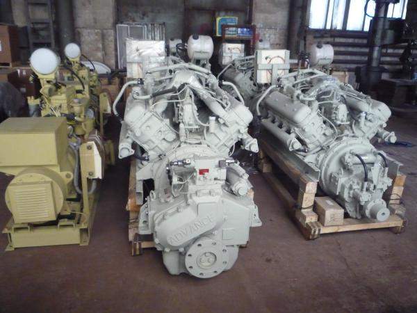 Судовые дизель-редукторные агрегаты ДРА, конвертируемые судовые двигатели