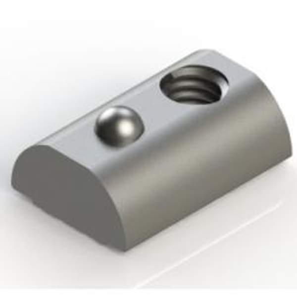 Сухарь пазовый с фиксатором (шарик) М6 паз 10