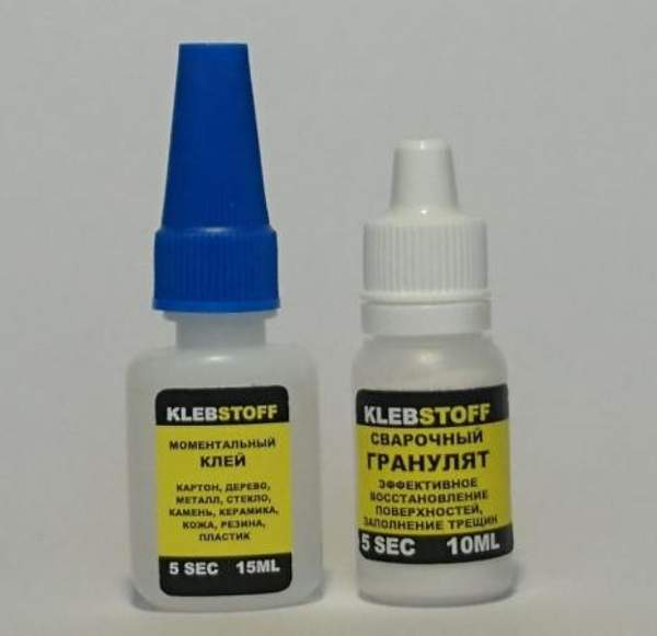 Супер-клей моментальный Klebstoff 15 мл