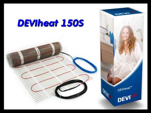 Супер тонкий одножильный нагревательный мат DEVIheat 150S