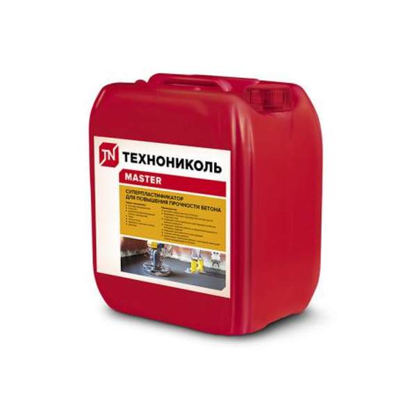 Суперпластификатор для повышения прочности бетона ТЕХНОНИКОЛЬ MASTER, 5 л