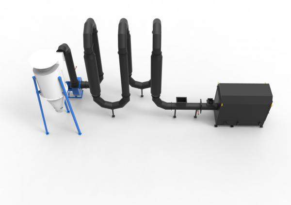 Сушилка аэродинамическая для опилок, древесины, щепы СА-300 - от Производителя