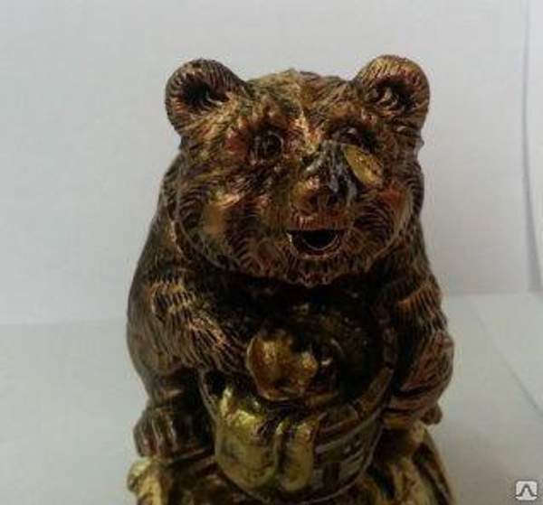 Сувенир "Медведь с медом"