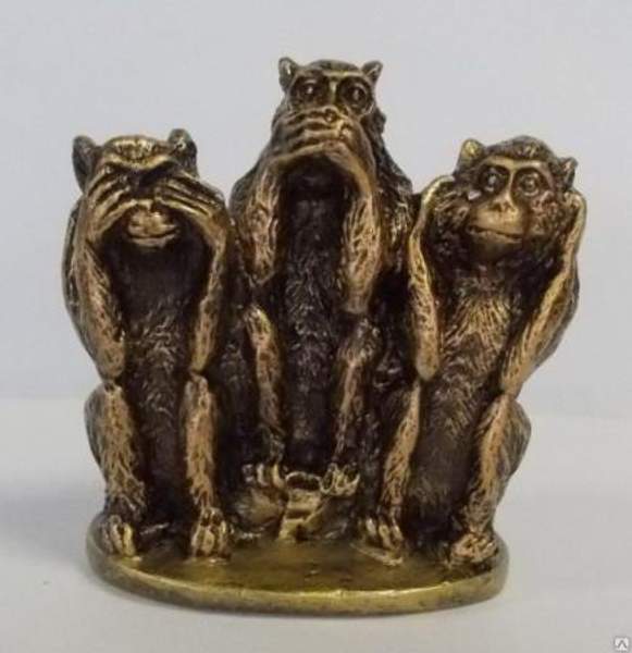 Сувенир "Обезьянки" (тройка)